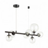 Люстра 4818/7 Odeon Light Черный/прозрачный