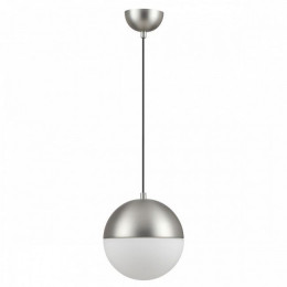 Светильник подвесной 4959/1A Odeon Light Мат.никель/металл/белый/стекло