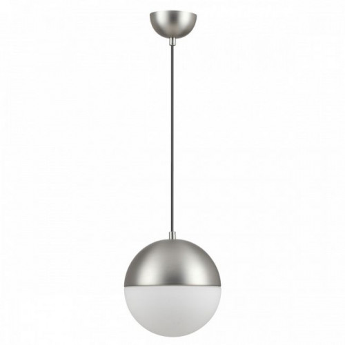 Светильник подвесной 4959/1A Odeon Light Мат.никель/металл/белый/стекло