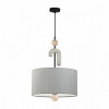 Светильник подвесной 5410/3 Odeon Light Exclusive Черный матовый/бежевый