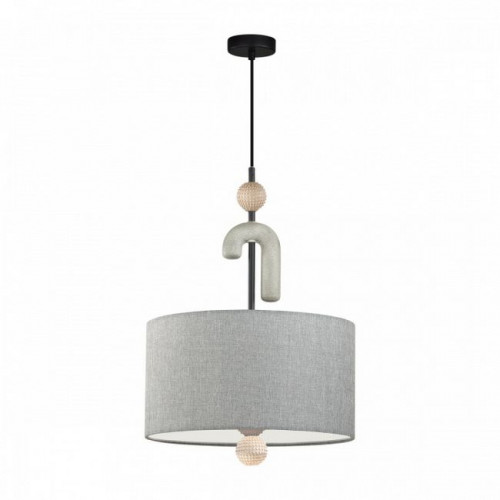 Светильник подвесной 5410/3 Odeon Light Exclusive Черный матовый/бежевый