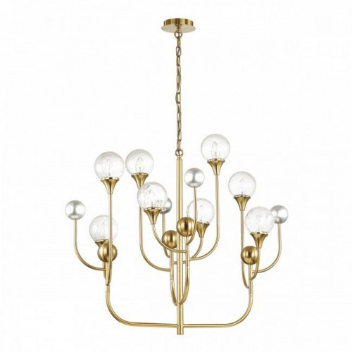 Люстра 4785/8 Odeon Light Золото/серебристый/металл/стекло
