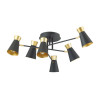 Люстра 3790/6C Lumion Матовый черный, золотой