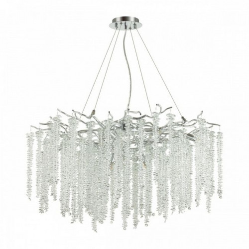 Люстра 5004/14 Odeon Light Серебристый/прозрачный металл/хрусталь