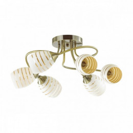 Люстра 4528/6C Lumion Античная бронза, белый