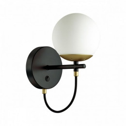 Светильник настенный 5212/1W Lumion Черный, золотой