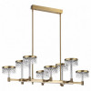 Люстра 5032/48LA Odeon Light Античн.бронза/прозрачный