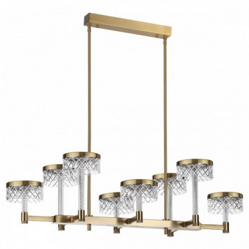 Люстра 5032/48LA Odeon Light Античн.бронза/прозрачный