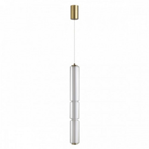 Светильник подвесной 6688/19L Odeon Light Античная бронза/прозрачный