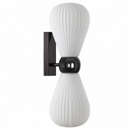 Светильник настенный 5418/2W Odeon Light Exclusive Черный хром/белый матовый