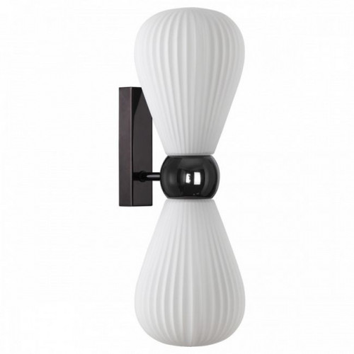 Светильник настенный 5418/2W Odeon Light Exclusive Черный хром/белый матовый