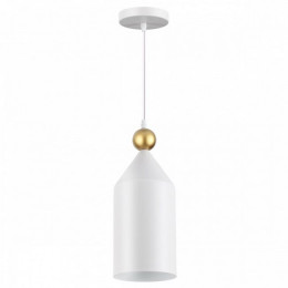 Светильник подвесной 4093/1 Odeon Light Белый/золотой