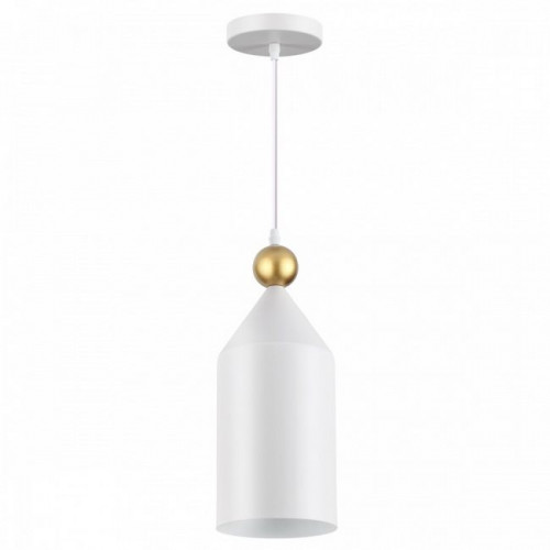 Светильник подвесной 4093/1 Odeon Light Белый/золотой