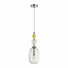 Светильник подвесной 4893/1B Odeon Light Exclusive Золото/раноцветн./керамика/стекло