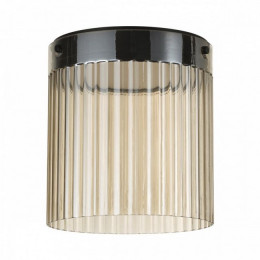 Светильник потолочный 5047/20LC Odeon Light Черный/светл.янтарный