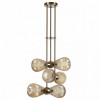 Светильник подвесной 5402/6 Odeon Light Exclusive Золотой/янтарный