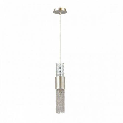 Светильник подвесной 4631/1 Odeon Light Серебристый/стекло/металл.цепочки