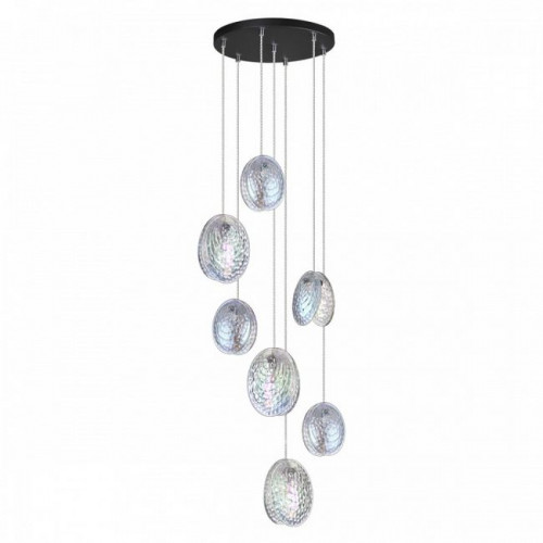 Люстра 5039/7 Odeon Light Черный/перламутровый