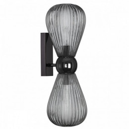 Светильник настенный 5417/2W Odeon Light Exclusive Черный хром/дымчатый