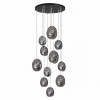 Люстра 5038/11 Odeon Light Черный/дымчатый