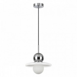 Светильник подвесной 5014/1A Odeon Light Хром/белый/белый матовый металл/стекло
