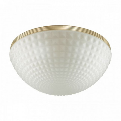 Светильник потолочный 4936/4C Odeon Light Золотистый/белый/стекло