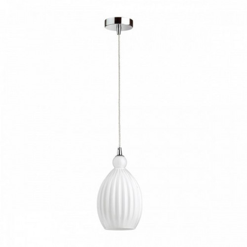 Светильник подвесной 4775/1 Odeon Light Белый/хром