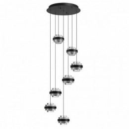 Люстра 5031/40L Odeon Light Черный/прозрачный
