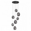 Люстра 5038/7 Odeon Light Черный/дымчатый