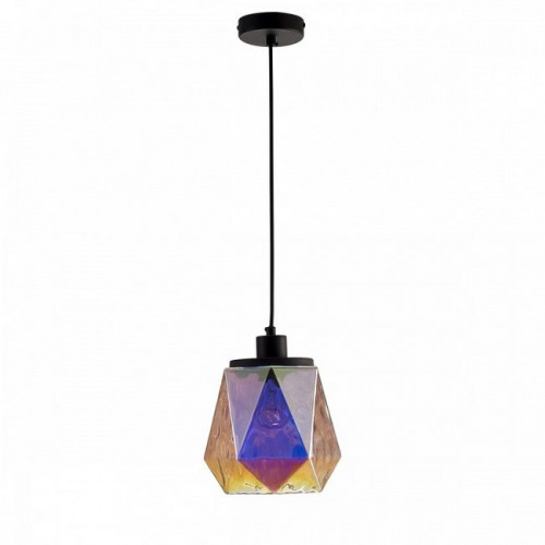 Светильник подвесной 4997/1 Odeon Light Черный/разноцветный/металл/стекло