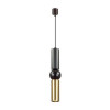 Светильник подвесной 4074/5L Odeon Light Черный/золото
