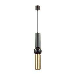 Светильник подвесной 4074/5L Odeon Light Черный/золото
