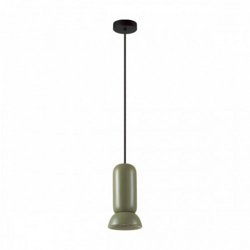 Светильник подвесной 5054/1B Odeon Light Черный/зеленый