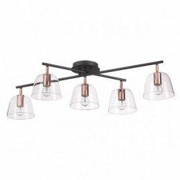Люстра 4455/5C Lumion Черный, медный