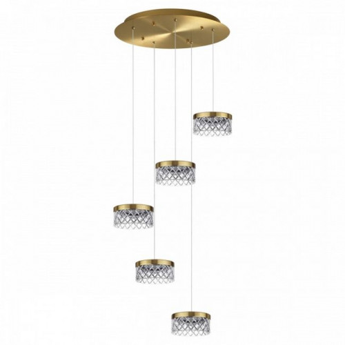 Люстра 5032/30L Odeon Light Античн.бронза/прозрачный