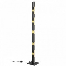 Торшер 4991/36FL Odeon Light Черный/золотой/металл/акрил