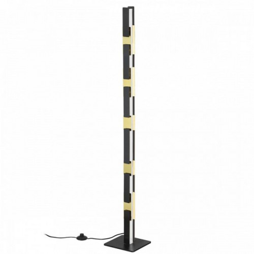 Торшер 4991/36FL Odeon Light Черный/золотой/металл/акрил