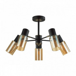 Люстра 5644/5C Lumion Черный, бронза