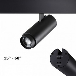 Светильник трековый 359207 Novotech Черный