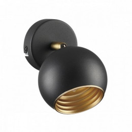 Светильник настенный 3635/1C Lumion Черный с бронзой