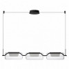 Люстра 5003/30L Odeon Light Черный матовый/прозрачный/стекло
