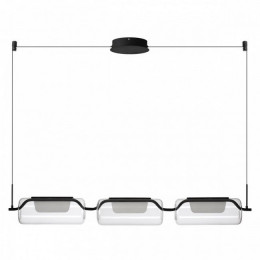 Люстра 5003/30L Odeon Light Черный матовый/прозрачный/стекло