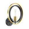 Светильник настенный 4401/1W Lumion Золотой, черный