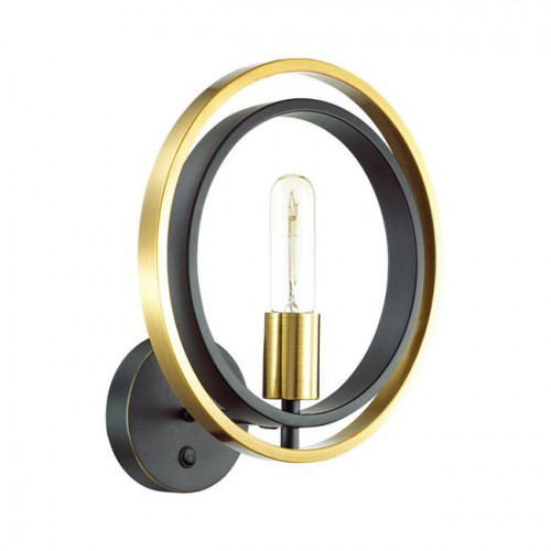 Светильник настенный 4401/1W Lumion Золотой, черный