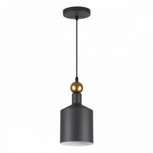 Светильник подвесной 4085/1 Odeon Light Темн.серый/золотой
