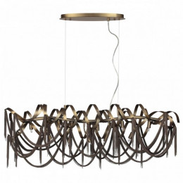 Люстра 5066/10 Odeon Light Античная бронза/коричневый