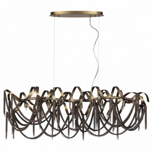 Люстра 5066/10 Odeon Light Античная бронза/коричневый