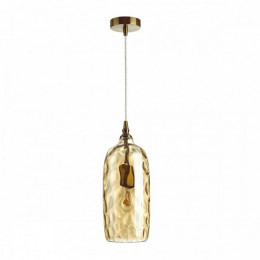 Светильник подвесной 4769/1 Odeon Light Янтарный/бронзовый