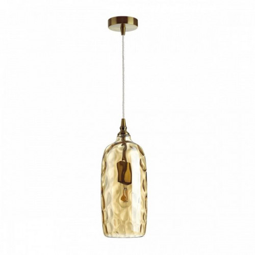 Светильник подвесной 4769/1 Odeon Light Янтарный/бронзовый