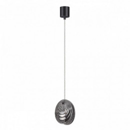 Светильник подвесной 5038/1A Odeon Light Черный/дымчатый